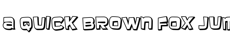 Preview of Baveuse 3D font