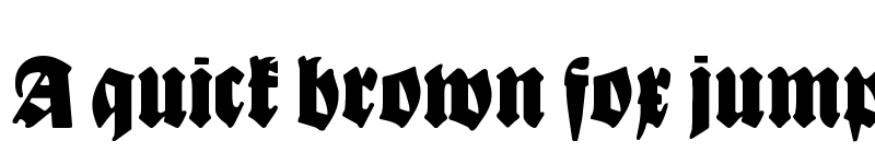Preview of Bayreuth Regular font