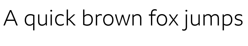 Preview of BBC Reith Sans Light font