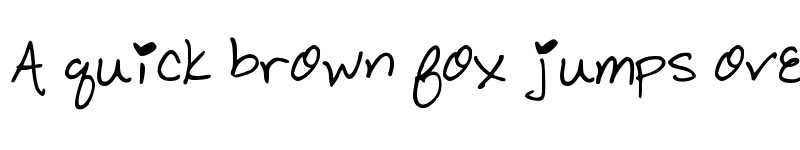 Preview of BBYCAKES! Medium font