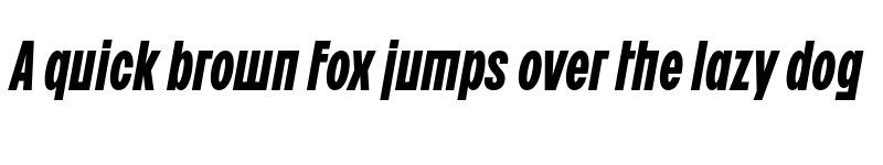 Preview of BC Ludva Bold Slant font