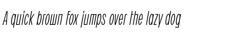 Preview of BC Ludva Light Slant font