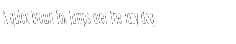 Preview of BC Ludva Thin BackSlant font