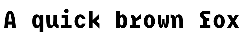 Preview of BC Mikser Bold font