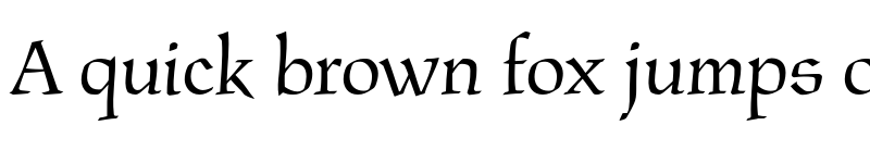 Preview of BC Parlament Regular font