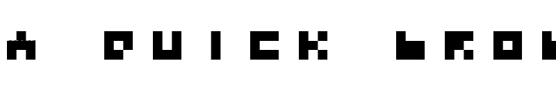 Preview of BD TINYFONT Regular font