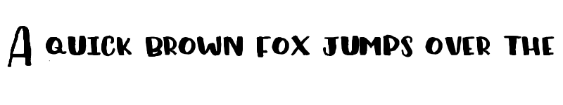 Preview of Be Brave Regular font