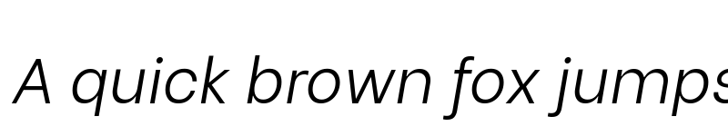 Preview of Be Vietnam Light Italic font