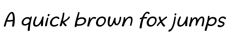 Preview of Beatific Margella Italic font
