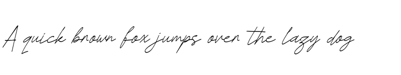 Preview of Beatrice Signature Personal Use Regular font