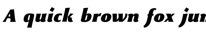Preview of Beatrix Antiqua ExtraBlack Italic font