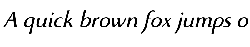 Preview of Beatrix Antiqua Italic font