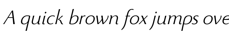 Preview of Beatrix Antiqua Light Italic font