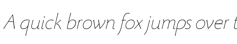 Preview of Beatrix Antiqua Thin Italic font