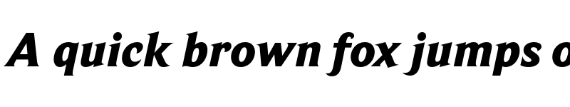 Preview of Beaufort Pro Heavy Italic font