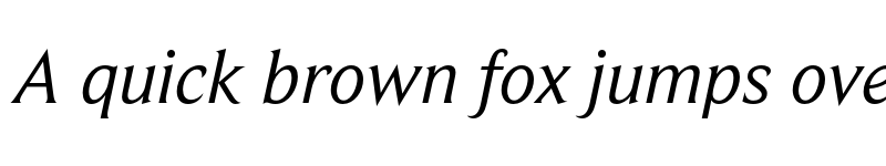 Preview of Beaufort Pro Italic font