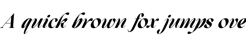 Preview of Beautiful Comethrue Bold Condensed Italic font