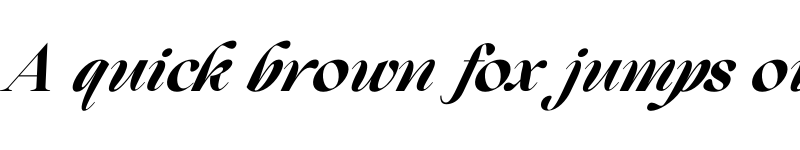 Preview of Beautiful Comethrue Bold Italic font