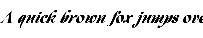 Preview of Beautiful Comethrue Heavy Condensed Italic font