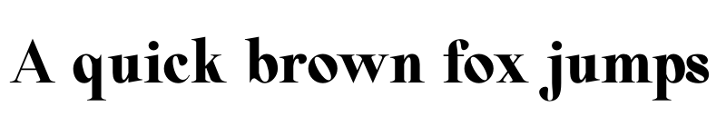 Preview of Beautiful Comethrue Heavy font