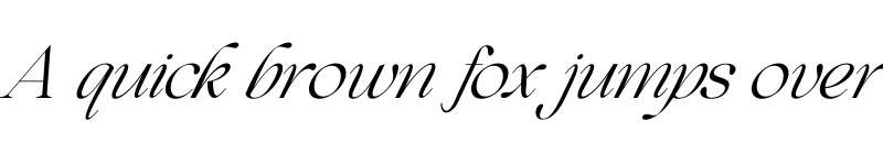 Preview of Beautiful Comethrue Light Condensed Italic font