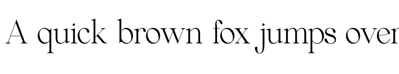 Preview of Beautiful Comethrue Light Ultra Condensed font