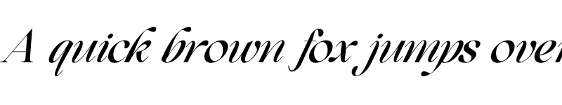 Preview of Beautiful Comethrue Medium Condensed Italic font