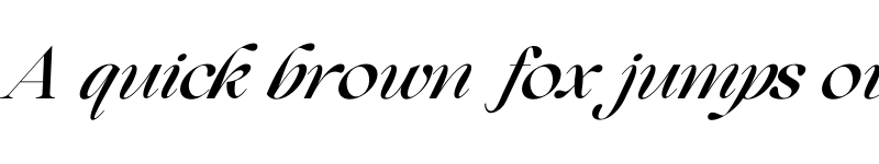Preview of Beautiful Comethrue Medium Italic font