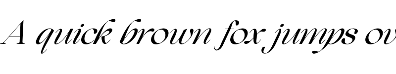 Preview of Beautiful Comethrue Regular Italic font
