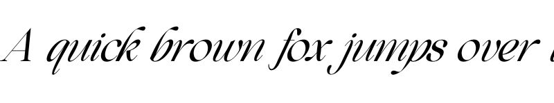 Preview of Beautiful Comethrue Regular Ultra Condensed Italic font
