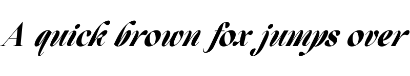 Preview of Beautiful Comethrue Ultr Bold Ultra Cond Italic font