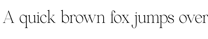 Preview of Beautiful Comethrue Ultr Light Ultra Cond font