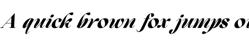 Preview of Beautiful Comethrue Ultra Bold Italic font