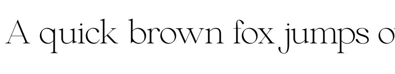 Preview of Beautiful Comethrue Ultra light font
