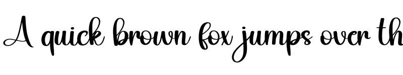 Preview of Beautiful Handmade Regular font