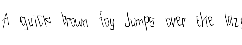 Preview of Beautiful Horror Regular font