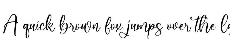 Preview of Beautiful Natural Regular font