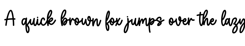 Preview of Beautiful Spring Regular font