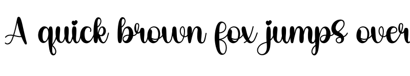 Preview of Beauty Michela Regular font