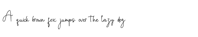 Preview of Beauty Queen Regular font