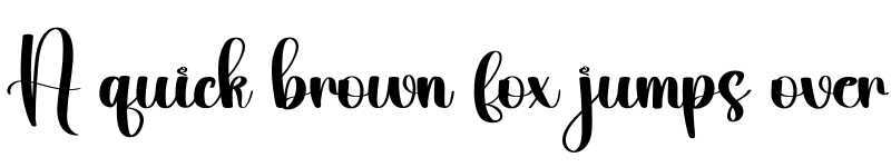 Preview of Beauty Regular font