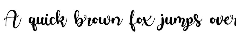 Preview of Beauty Sakura Regular font