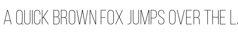 Preview of Bebas Neue Light font