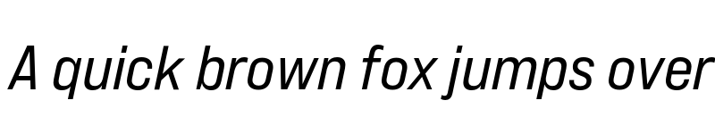 Preview of Bebas Neue Pro Expanded Italic font