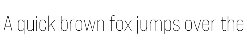 Preview of Bebas Neue Pro SemiExpanded Light font