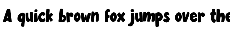 Preview of Becak Regular font