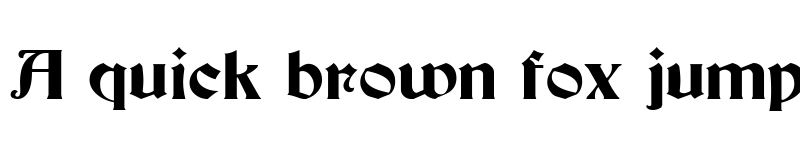 Preview of Becker Regular font