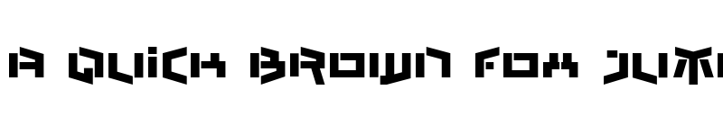 Preview of Bedlam Remix Regular font