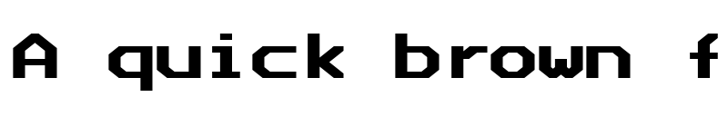 Preview of Bedstead Bold Extended font