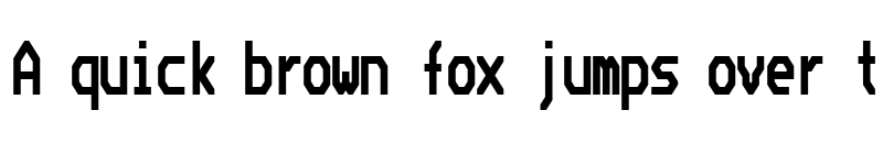 Preview of Bedstead Bold Extra Condensed font